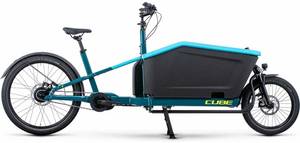 Cube Cargo Dual Hybrid 1000 (2023) blue´n´lime XXL- E-Bike