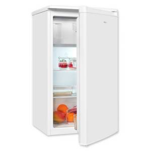 Exquisit Kühlschrank KS5117-3-040E, 85 cm hoch, 48 cm breit, LED, Türanschlag wechselbar, Gemüsefach, Temperaturregelung 