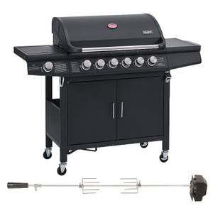 Taino Gasgrill » RED 6+1 Gasgrill Set mit Drehspieß«, Set, Gesamtmaße: ca. 146 x 114 x 54 cm (BxHxT) 