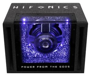 Hifonics 20cm Single Bandpass Subwoofer Car Hifi 600 WATT Auto-Subwoofer 