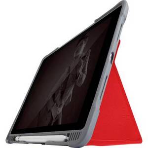 STM Goods Dux Plus DUO BookCase Passend für Apple-Modell: iPad 10.2 (2020), iPad 10.2 (2019) Rot (transparent) 