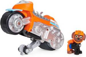 Spin Master PAW Patrol, Moto Pups-Luxusmotorrad von Zuma mit Rückzugs- und Wheelie-Funktion und Figur 