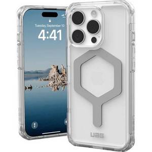  Urban Armor Gear Plyo MagSafe Case Backcover Apple iPhone 16 Pro Ice, Transparent, Silber MagSafe kompatibel 