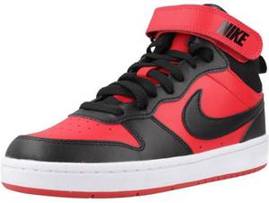 Nike Court Borough Mid 2 GS (CD7782) university red/black/white Kinder-Sneakers