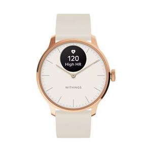 Withings Unisexuhr Scanwatch Light 37mm rose HWA11-BUNDLE 1 