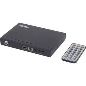 Speaka Professional SP-HDS-QMV100 4 Port HDMI Quad Multi-Viewer mit Fernbedienung 1080 x 720 Pixel 