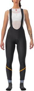 Castelli Women's Velocissima DT Bibtight (4522550) black/melon/silver reflex