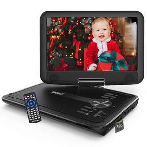 Iegeek 11,5 Zoll Tragbarer DVD Player mit HD Schwenkbaren Bildschirm...