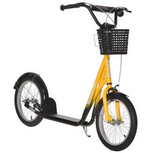 Homcom Scooter Kinder Roller Höhenverstellbar Tretroller 