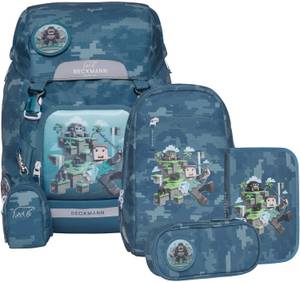 Beckmann Norway Classic Set 22L Jungle Game Schulrucksack-Set