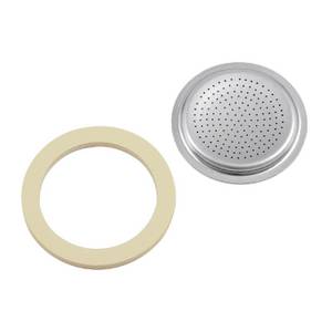 Bialetti Dichtungsring  0800040 Filter + Dichtung für Brikka Moka Induction Orzo 