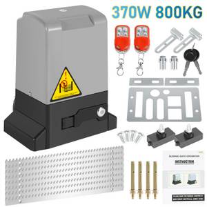 Clanmacy Schiebetorantrieb 370W Torantrieb Toröffner Motor 