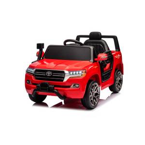 Chipolino Kinderelektroauto SUV Toyota Land Cruiser Fernbedienung, Musik, Licht rot 