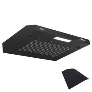 CIARRA Unterbauhaube CBCB6903, Dunstabzugshaube 60cm Unterbau Integrierte Unterschrank,Umluft Abluft 