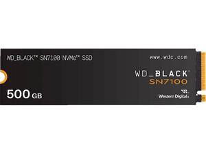  WD _BLACK™ SN7100 NVMe™ M.2 2280 SSD, PCIe® Gen4, 6.800 MB/s Lesen, 5.800 Schreiben 500 GB SSD via PCIe, intern 