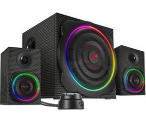 Speedlink GRAVITY CARBON RGB 2.1 Lautsprechersystem (Bluetooth, 120 W) 