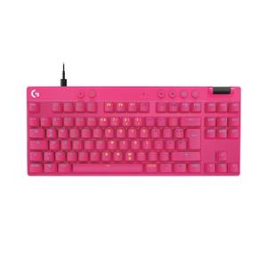 Logitech Gaming Logitech PRO X TKL RAPID Pink/Magenta, Kabelgebundene Gaming-Tastatur, Magnetische Analog-Switches, Rapid-Trigger, LIGHTSYNC RGB-Beleuchtung, KEYCONTROL, 1 ms Melderate 